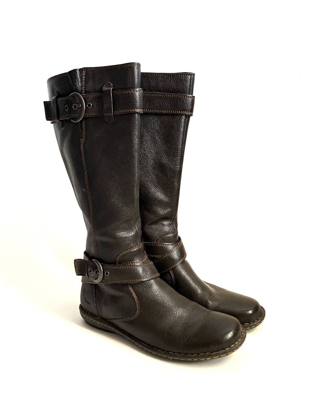 boc Dark Brown Leather Knee-High Boots Size 9.5 C14223